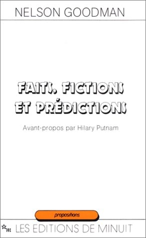 FAITS FICTIONS PREDICTIONS, de Nelson Goodman | portada del libro
