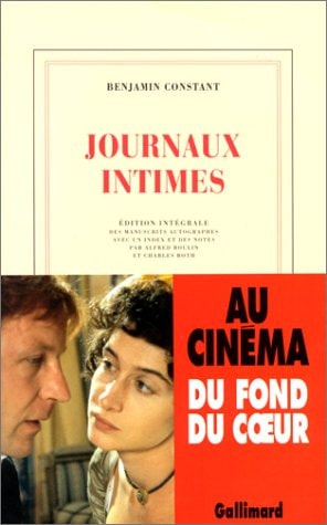 JOURNAUX INTIMES, de Benjamin Constant | portada del libro