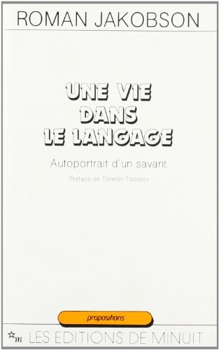 VIE DANS LANGAGE, de Roman Jakobson | portada del libro