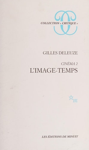 CINEMA 2 IMAGE TEMPS, de Gilles Deleuze | portada del libro