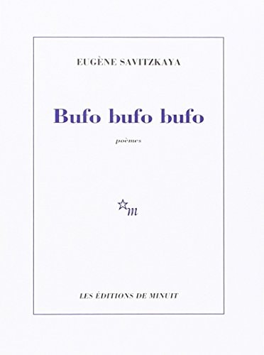 BUFO BUFO BUFO, de Savitzkaya | portada del libro