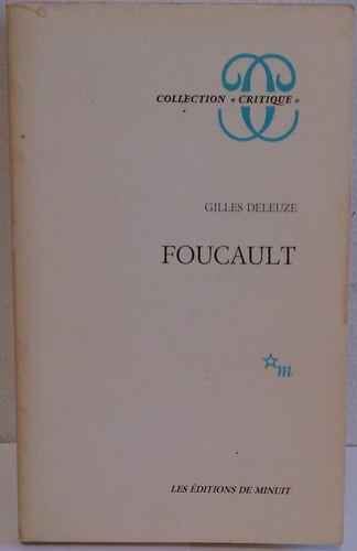 FOUCAULT, de Gilles Deleuze | portada del libro