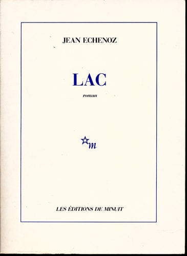 LAC, de Jean Echenoz | portada del libro
