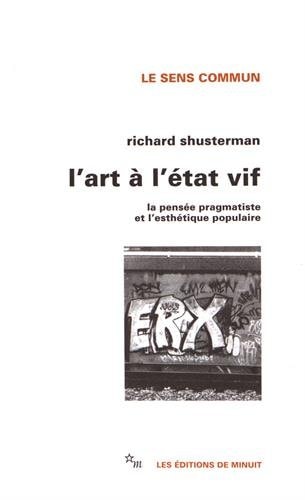 L ART A L ETAT VIF, de Richard Shusterman | portada del libro
