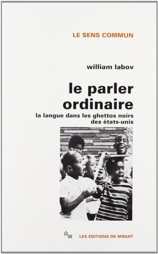 LE PARLER ORDINAIRE, de William Labov | portada del libro
