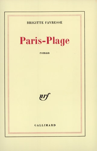 PARIS-PLAGE, de Favresse | portada del libro