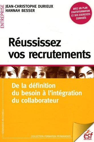 REUSSISSEZ VOS RECRUTEMENTS, de BESSER HANNAH#D | portada del libro