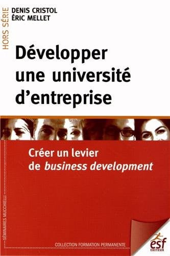 DEVELOPPER UNE UNIVERSITE D'ENTREPRISE, de MELLET ERIC#CRI | portada del libro