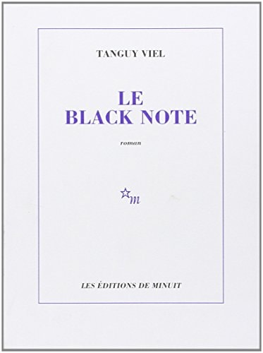 LE BLACK NOTE, de Tanguy Viel | portada del libro