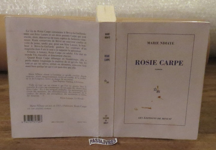 ROSIE CARPE, de Marie NDiaye | portada del libro