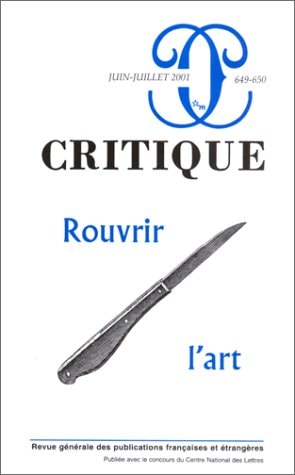 CRITIQUE 649 650, de Collectif | portada del libro