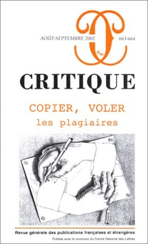CRITIQUE 663 664 COPIER VOLER, de COLLECTIF | portada del libro