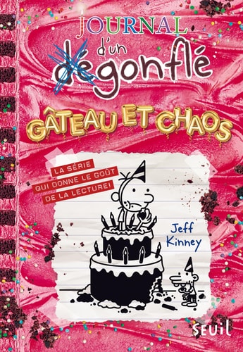 JOURNAL D'UN DEGONFLE VOL 20 GATEAU ET CHAOS, de Jeff Kinney | portada del libro