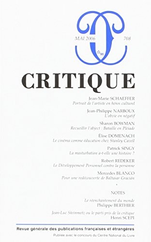 CRITIQUE 708, de COLLECTIF | portada del libro