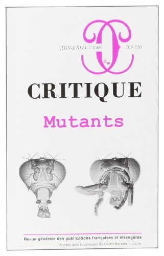 CRITIQUE 709 710 LES MUTANTS, de COLLECTIF | portada del libro