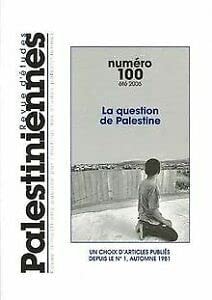 REVUE D ETUDES PALESTINIENNES N 100, de COLLECTIF | portada del libro