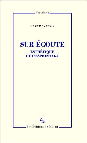 SUR ECOUTE, de Szendy | portada del libro