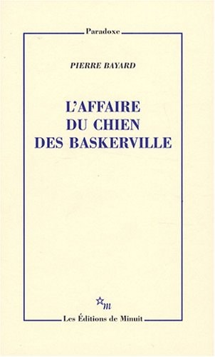 L AFFAIRE DU CHIEN DES BASKERVILLE, de Bayard | portada del libro