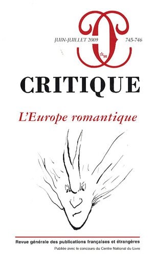 CRITIQUE 745 746 L EUROPE ROMANTIQUE, de Philippe Roger | portada del libro