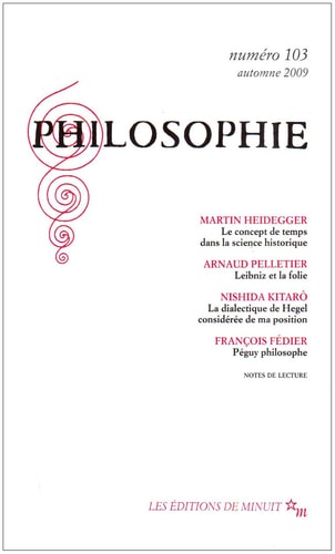 PHILOSOPHIE 103, de COLLECTIF | portada del libro