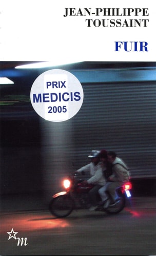 FUIR, de Jean-Philippe Toussaint | portada del libro