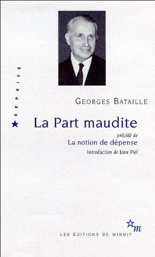 LA PART MAUDITE, de Georges Bataille | portada del libro