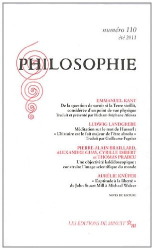 PHILOSOPHIE 110, de Immanuel Kant | portada del libro