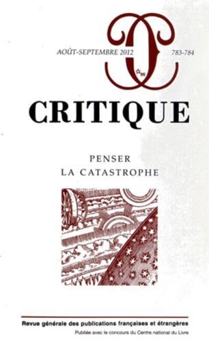 REVUE CRITIQUE 783 784, de Françoise Balibar | portada del libro