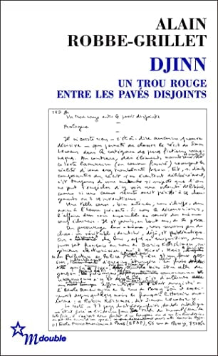 DJINN UN TROU ROUGE ENTRE LES PAVES DISJOINTS, de Alain Robbe-Grillet | portada del libro