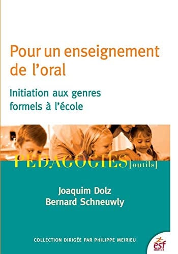 POUR UN ENSEIGNEMENT DE L'ORAL, de DOLZ JOAQUIM# | portada del libro