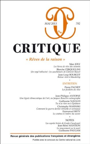 REVUE CRITIQUE 792, de COLLECTIF | portada del libro