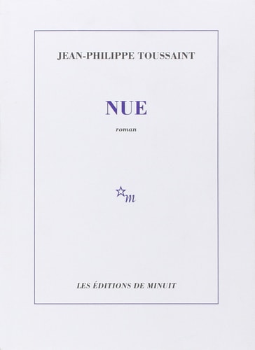 NUE, de Jean-Philippe Toussaint | portada del libro