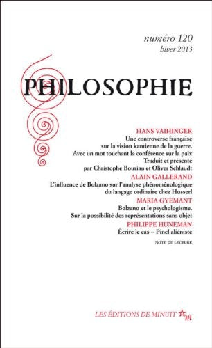 PHILOSOPHIE 120, de Hans Vaihinger | portada del libro