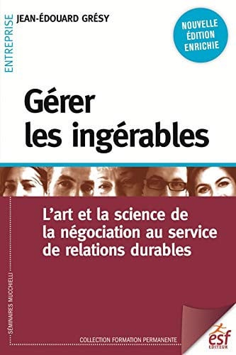 GERER LES INGERABLES, de GRESY JEAN-EDOU | portada del libro