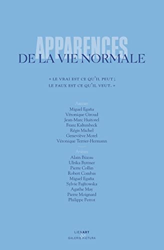 APPARENCES DE LA VIE NORMALE, de Miguel Egaña | portada del libro