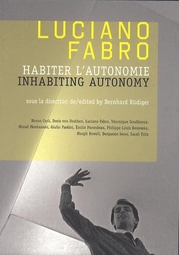 LUCIANO FABRO HABITER L AUTONOMIE, de Bernhard Rüdiger | portada del libro