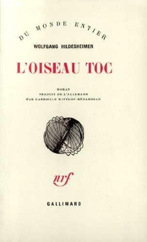 L'OISEAU TOC, de Wolfgang Hildesheimer | portada del libro