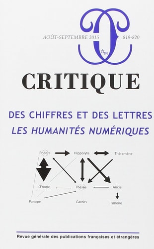 REVUE CRITIQUE 819 820 DES CHIFFRES ET DES LETTRES LES HUMAN, de COLLECTIF | portada del libro