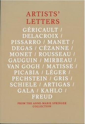 ARTISTS¿LETTERS, de VV AA | portada del libro