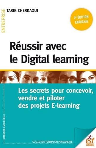 REUSSIR AVEC LE DIGITAL LEARNING, de CHERKAOUI TARIK | portada del libro