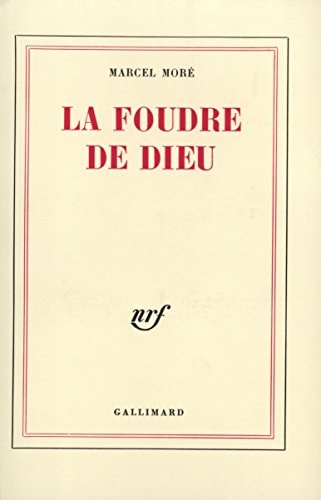 LA FOUDRE DE DIEU, de Marcel Moré | portada del libro