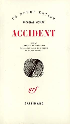 ACCIDENT, de Nicholas Mosley | portada del libro
