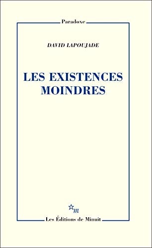 LES EXISTENCES MOINDRES, de David Lapoujade | portada del libro