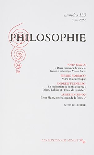 PHILOSOPHIE 133, de John Rawls | portada del libro