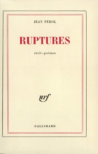 RUPTURES, de Pérol | portada del libro