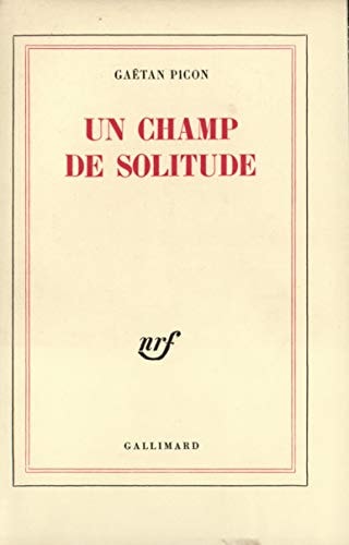 UN CHAMP DE SOLITUDE, de Picon | portada del libro