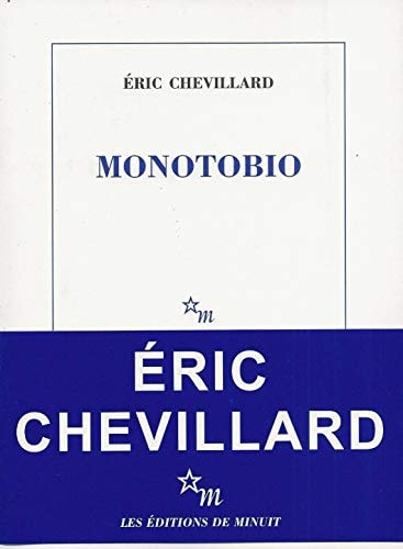 MONOTOBIO, de Éric Chevillard | portada del libro
