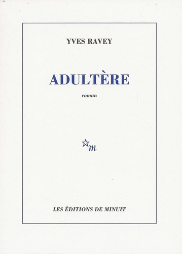 ADULTERE, de Yves Ravey | portada del libro