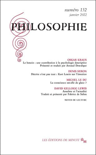 PHILOSOPHIE 152, de COLLECTIF | portada del libro
