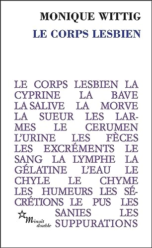 LE CORPS LESBIEN, de Monique Wittig | portada del libro